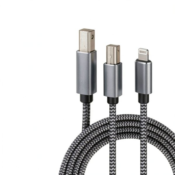 Lightning to MIDI Cable by WORLDBOYU for iPhone iPad-5