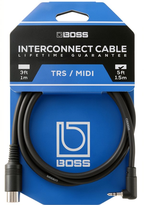 MIDI Cables BOSS Brand 5ft Black-1