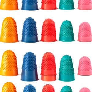 Skrfren Rubber Finger Protectors Soft Grip Set-0