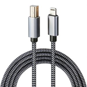 Lightning to MIDI Cable by WORLDBOYU for iPhone iPad-0