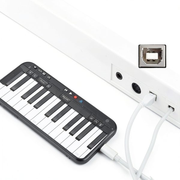 Belcompany Lightning to MIDI Cable for iPhone Music-3