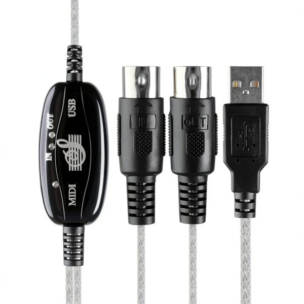 TENINYU USB MIDI Cable for PC-2