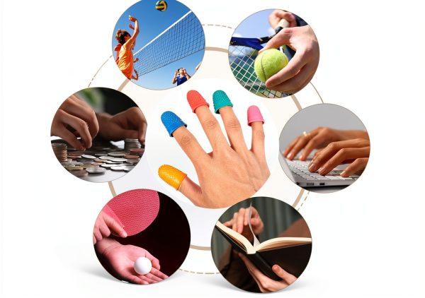 Skrfren Rubber Finger Protectors Soft Grip Set-6