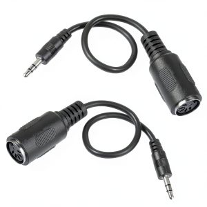 MIDI Cable Eldraqth Tangle Free 14in Male-Female-0
