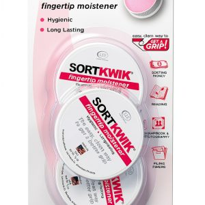 Fingertip Moistener Sortkwik Pink Office Hygienic-0