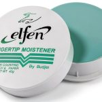 Elfen Green Paper Finger Moistener for Office-0