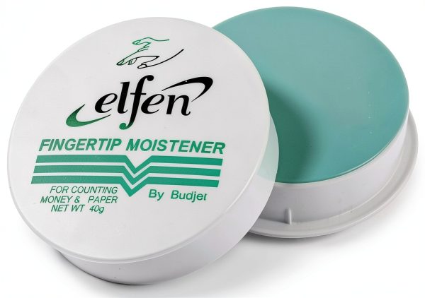 Elfen Green Paper Finger Moistener for Office-0